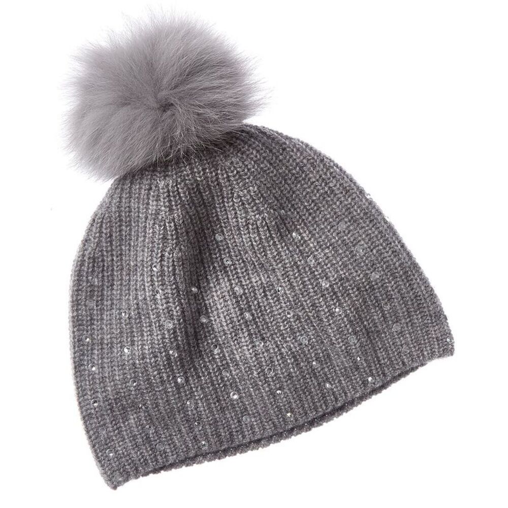 Forte Cashmere Crystal Rib Cashmere Hat